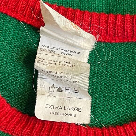 Forum Novelties Raunchy Randy Reindeer Sassy Ugly Christmas Sweater Size XL - Picture 4 of 4